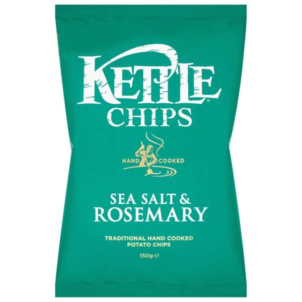 Kettle Chips Sea Salt & Rosemary 150g